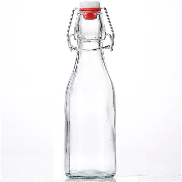 8.5oz Food-Grade Flip Top Glass Bottle