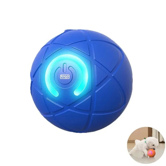 USB Rechargeable Smart Interactive Dog Toy Ball w/ LED