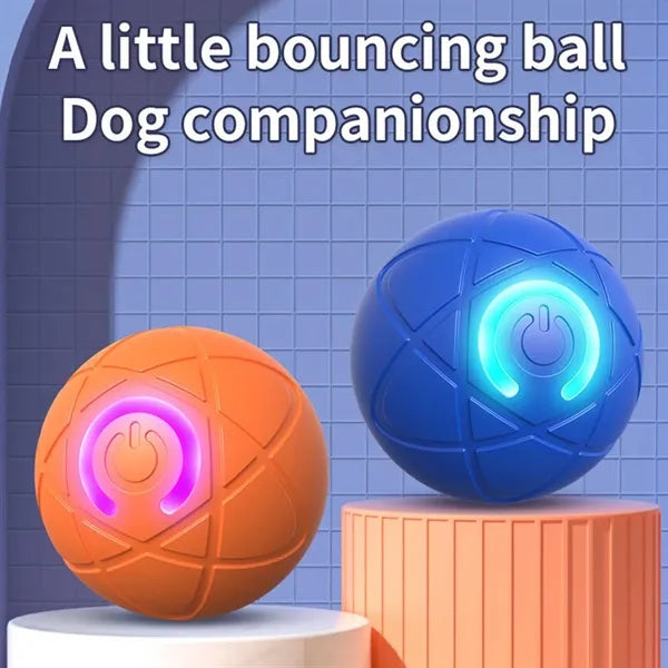 USB Rechargeable Smart Interactive Dog Toy Ball w/ LED