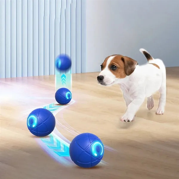 USB Rechargeable Smart Interactive Dog Toy Ball w/ LED