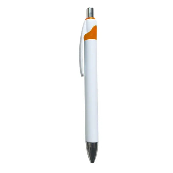 Retractable Plastic Ballpoint Pen
