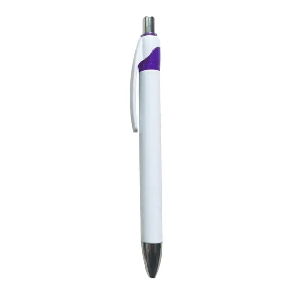 Retractable Plastic Ballpoint Pen