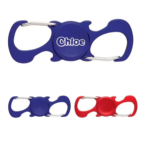 Stainless Steel Fidget Spinner Bottle Opener Keychain