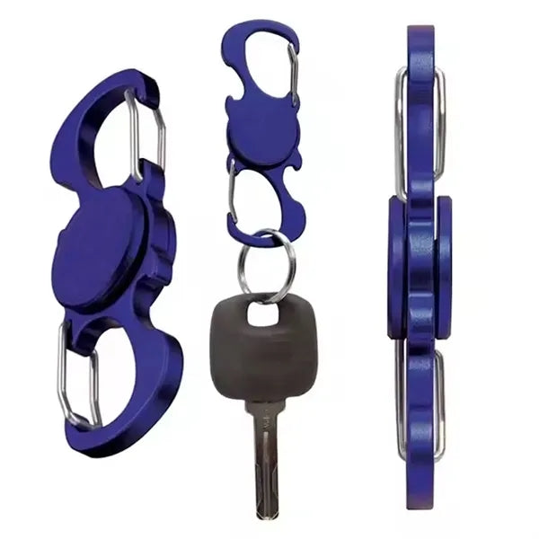 Stainless Steel Fidget Spinner Bottle Opener Keychain