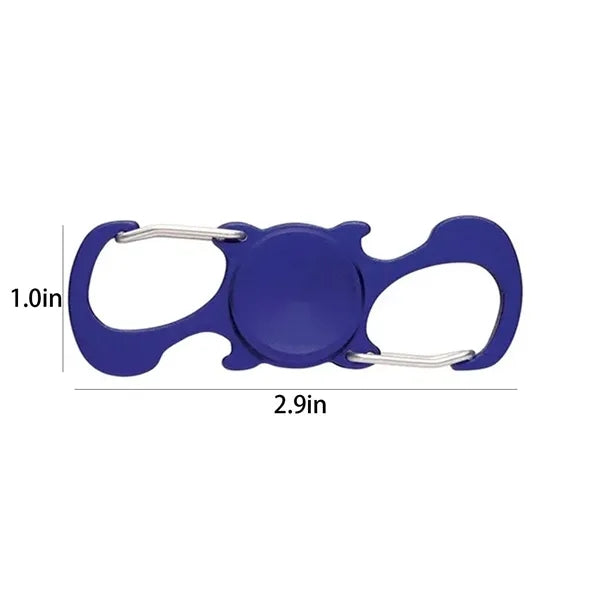 Stainless Steel Fidget Spinner Bottle Opener Keychain