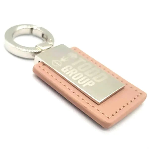 PU Leather Metal Keychain
