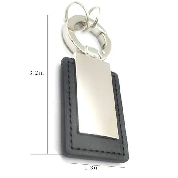 PU Leather Metal Keychain