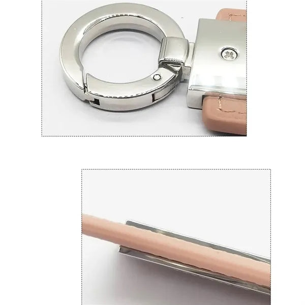 PU Leather Metal Keychain
