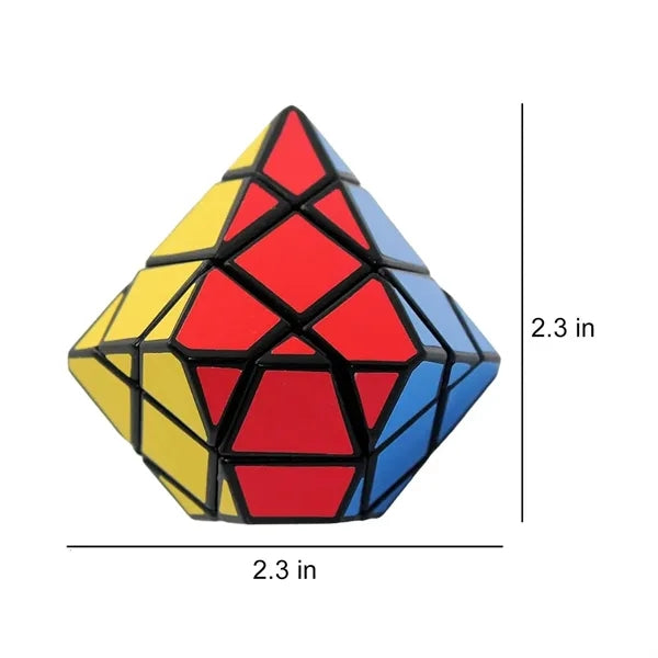 Diamond Shape 3x3 Mechanism Puzzle Cube