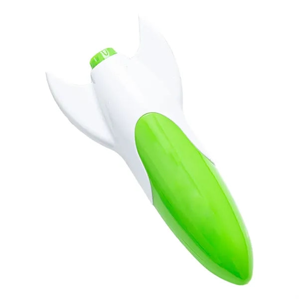 Cartoon Rocket Shaped Plastic Push Type Ballpoint Pen