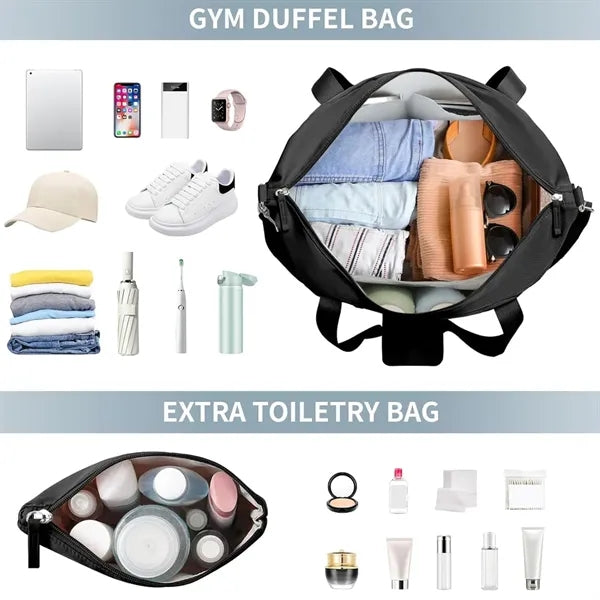 Gym Weekender Travel Duffel Bag for Women Overnight