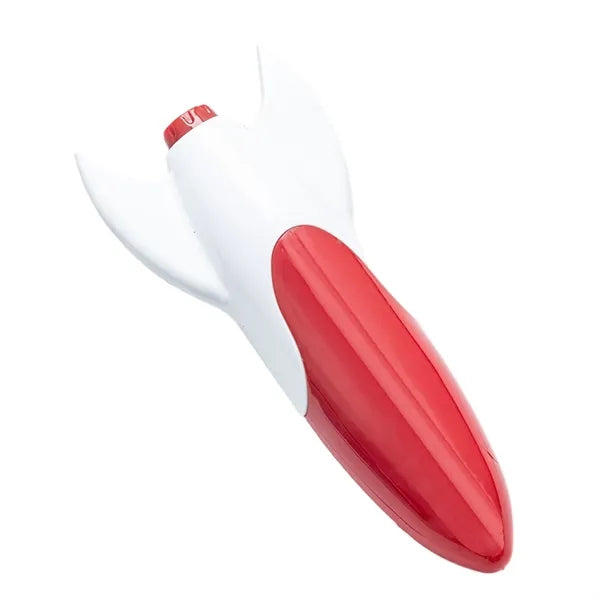 Cartoon Rocket Shaped Plastic Push Type Ballpoint Pen
