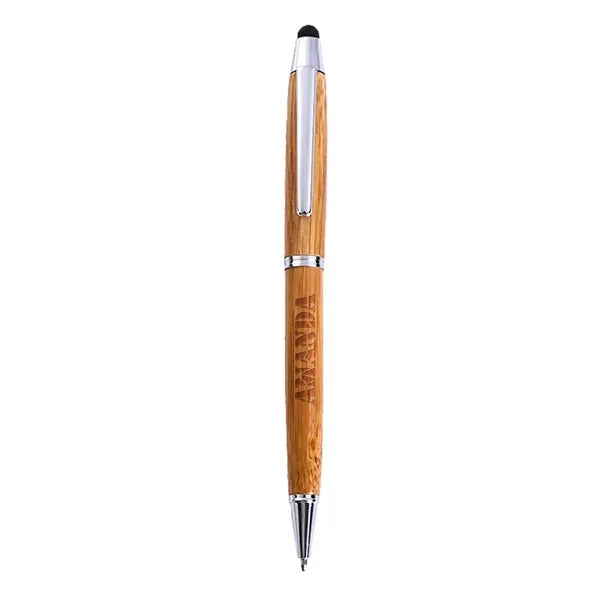 Bamboo Stylus Ballpoint Pen