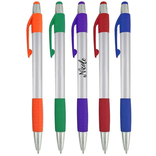Retractable Plastic Ballpoint Pen