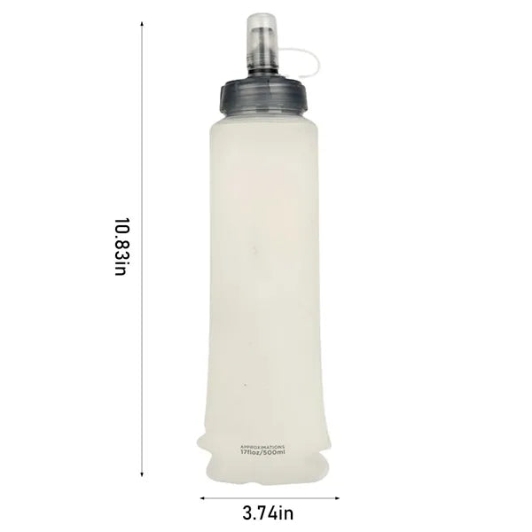 17 oz Collapsible Sports Flexible Water Bottle