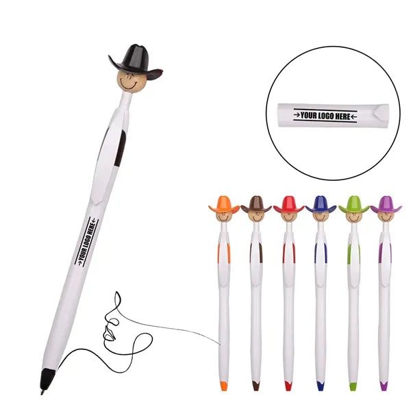 Creative Cowboy Character Ballpoint Pen