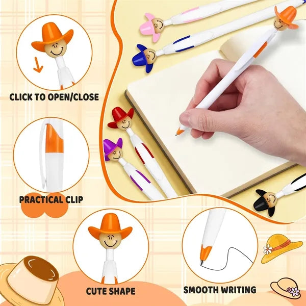 Creative Cowboy Character Ballpoint Pen