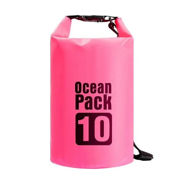 Waterproof PVC Bucket Bag For Beach Rafting Swimming