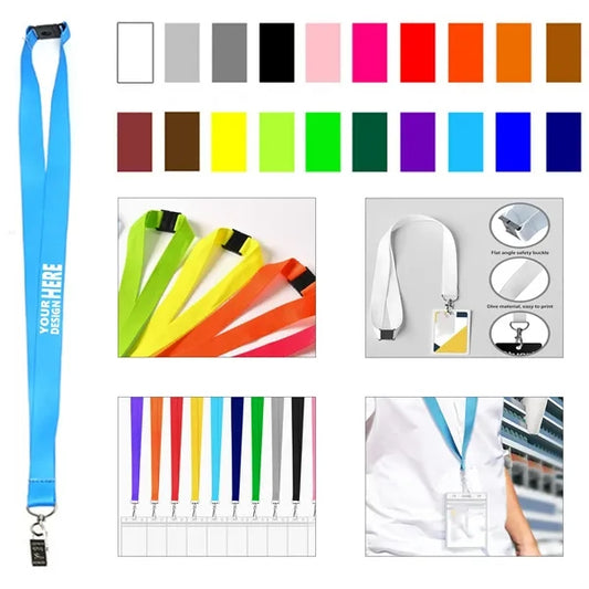 Full-Color Safety Breakaway Polyester Lanyards
