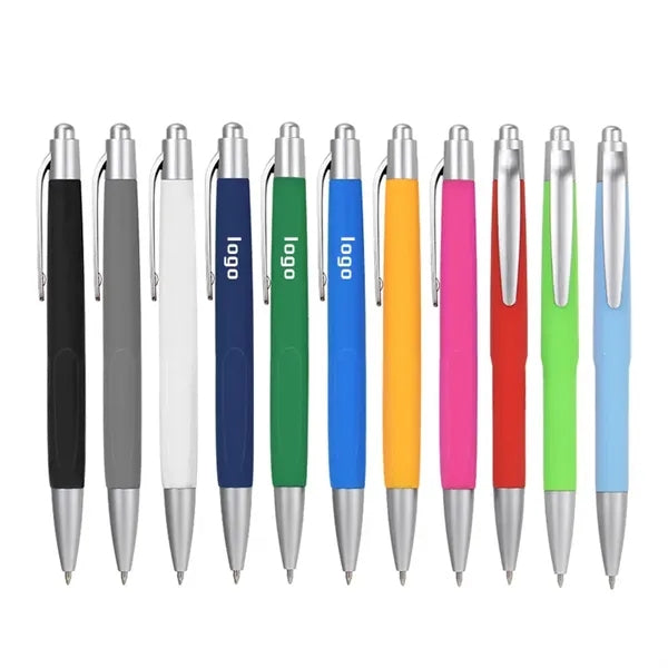 Retractable Plastic Ballpoint Pen