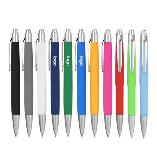 Retractable Plastic Ballpoint Pen