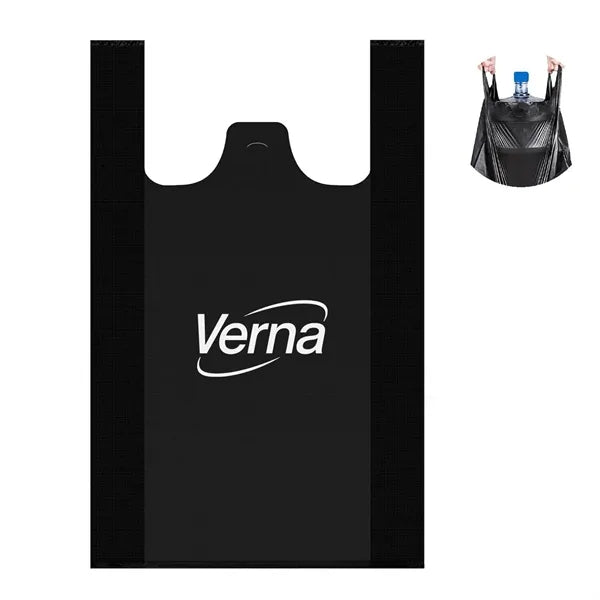Large Capacity Black Garbage Bag w/ Handles