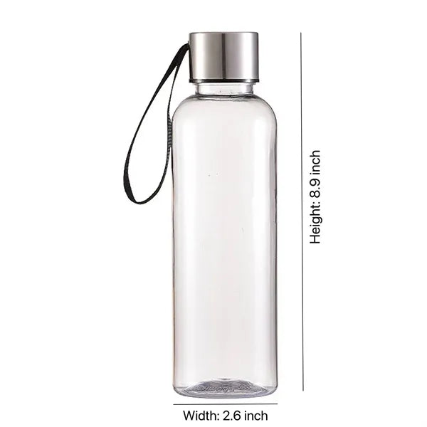 18.5oz BPA Free Plastic Water Bottles w/ Strap