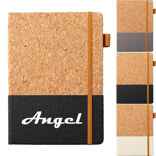 A5 Wood Grain Wheat Straw Notebook