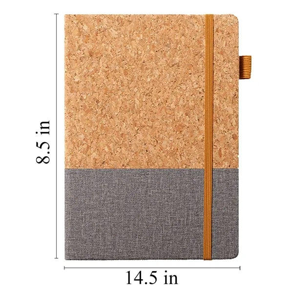 A5 Wood Grain Wheat Straw Notebook