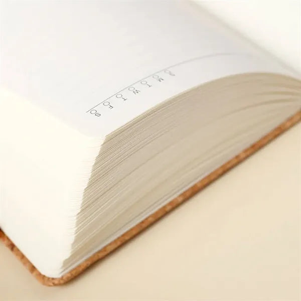 A5 Wood Grain Wheat Straw Notebook