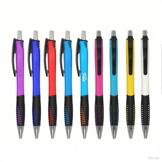 Retractable Plastic Ballpoint Pen