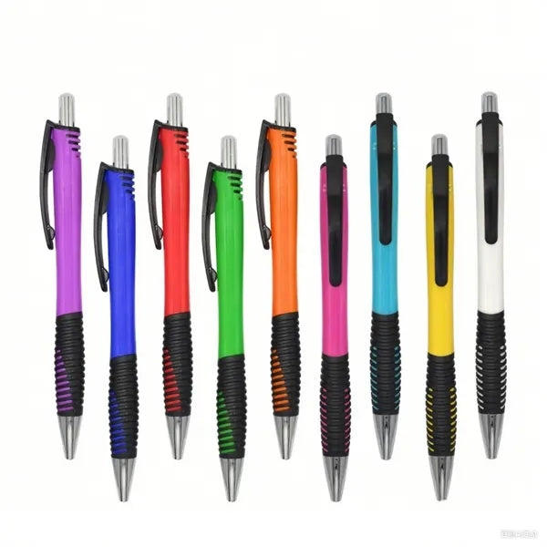 Retractable Plastic Ballpoint Pen