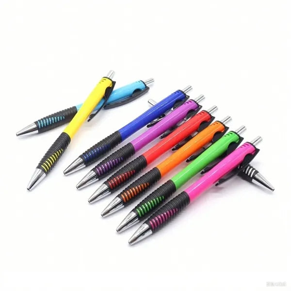Retractable Plastic Ballpoint Pen