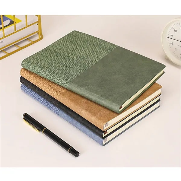 A5 PU Leather Woven Pattern Notebook