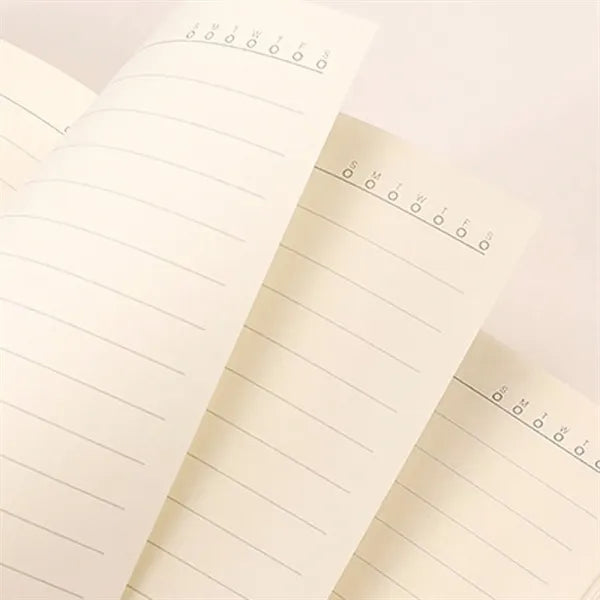 A5 PU Leather Woven Pattern Notebook