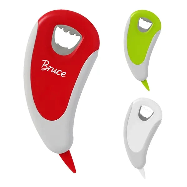 Kitchen 3-in-1 Multifunctional ABS Magnetic Bottle Opener