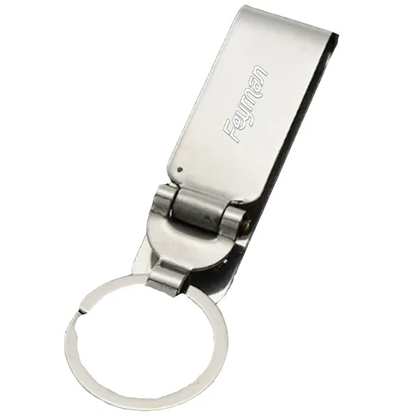 Heavy Duty Stainless Steel Security Belt Clip Key Chain