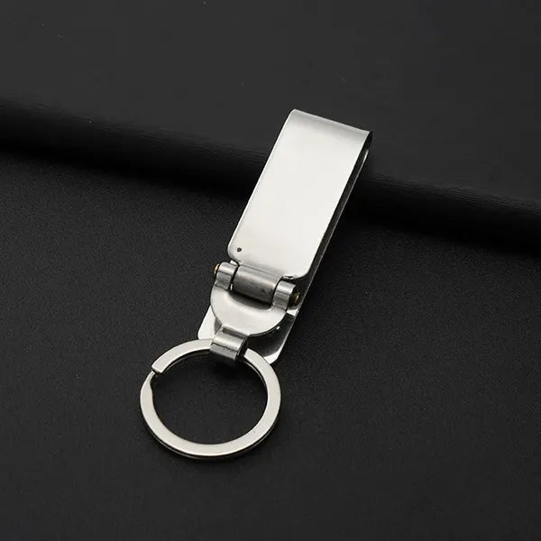 Heavy Duty Stainless Steel Security Belt Clip Key Chain