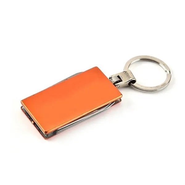Mini Stainless Steel Folding Multi Tool Keychain