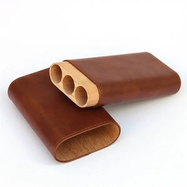 PU Leather Cigar Humidor Case