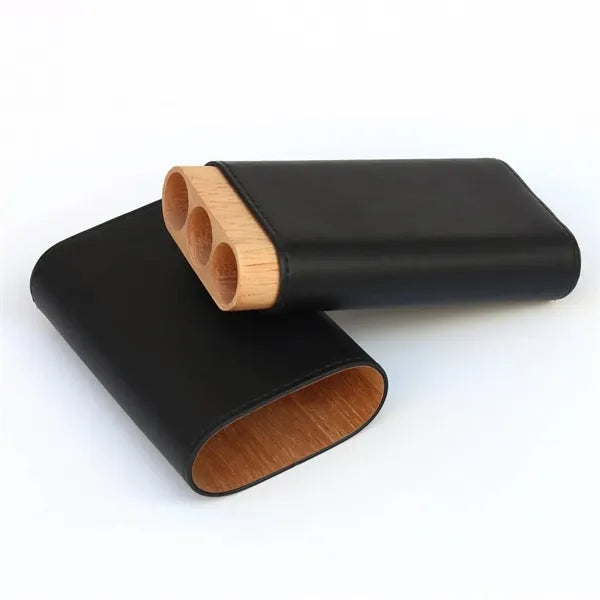 PU Leather Cigar Humidor Case