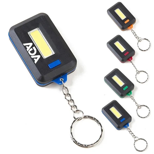 Rectangle LED Light Keychains