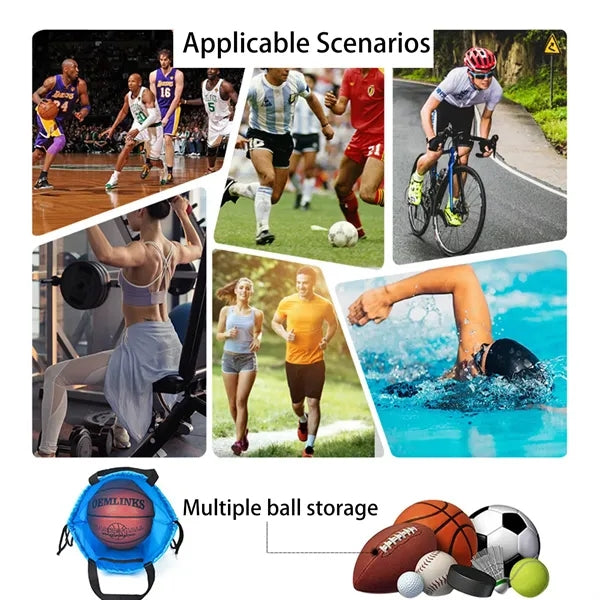 Basketball Drawstring Backpack Gaming Sports Gym String Bag