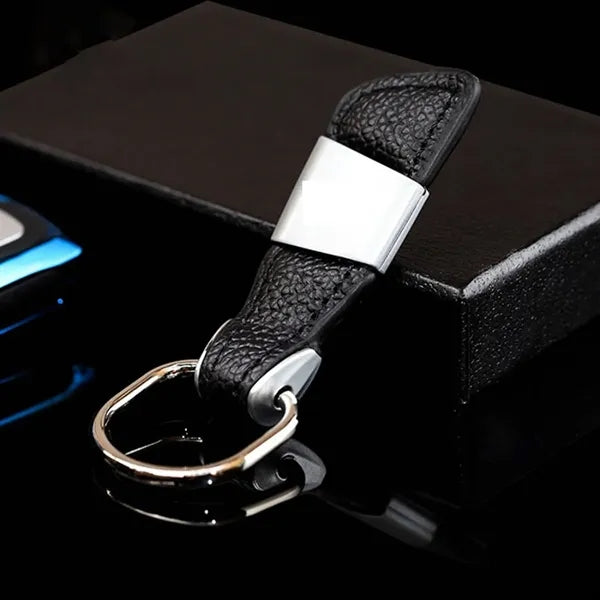 Genuine Leather Car Keychain