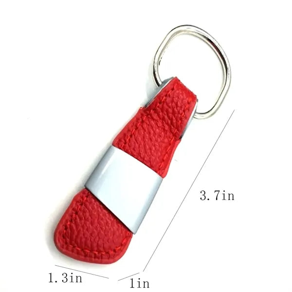 Genuine Leather Car Keychain