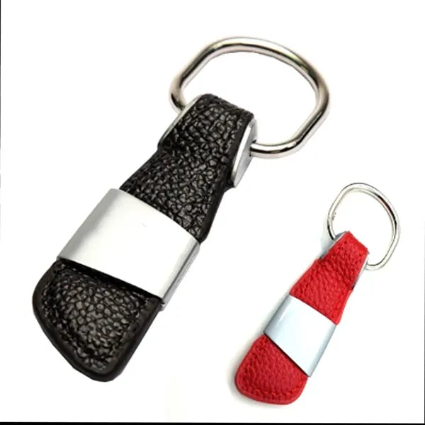 Genuine Leather Car Keychain