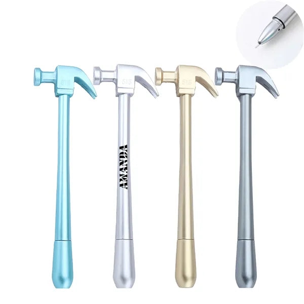 Plastic Creative Imitation Hammer Shaped Pen