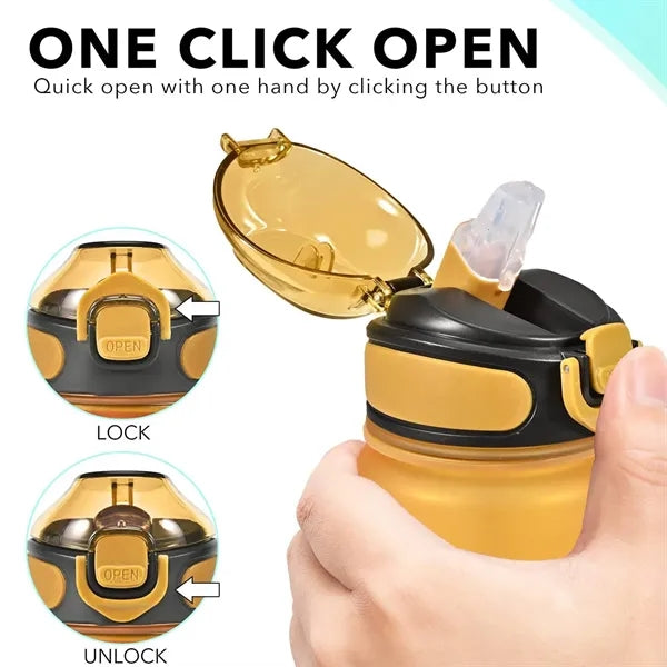 32oz BPA Free Wide Mouth Sports Water Bottle w/ Time Markers