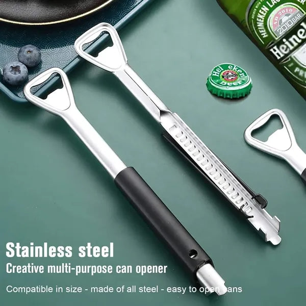 Multifunction Adjustable Stainless Steel Can Bottle Opener