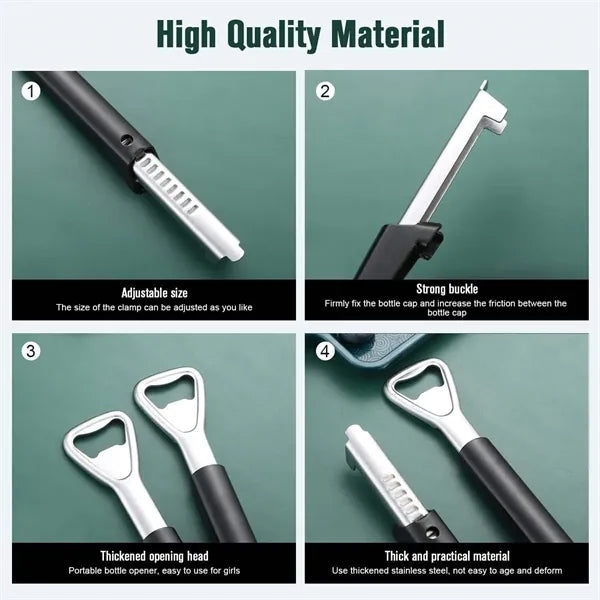 Multifunction Adjustable Stainless Steel Can Bottle Opener